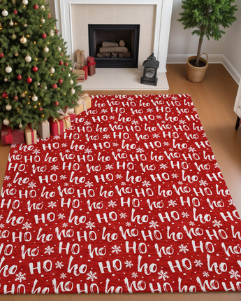 Merry & Bright MY22 Red Rug
