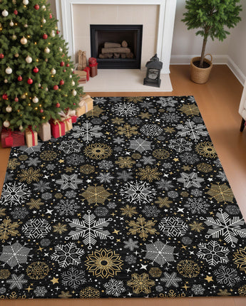 Merry & Bright MY25 Black Rug