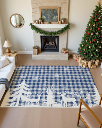 Merry & Bright MY26 Blue Rug