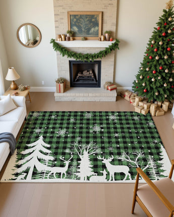 Merry & Bright MY26 Green Rug
