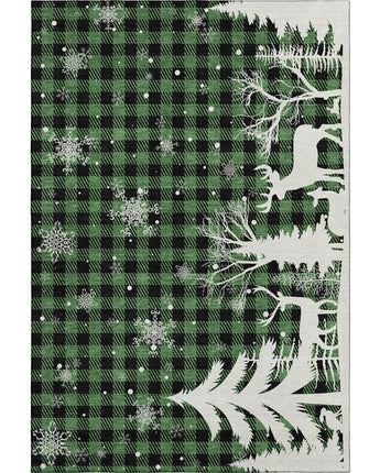 Merry & Bright MY26 Green Rug