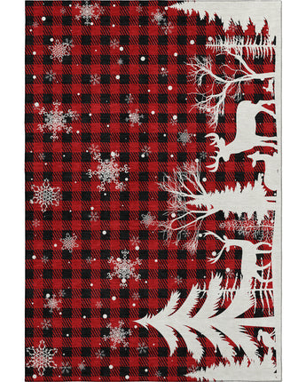 Merry & Bright MY26 Red Rug