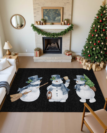 Merry & Bright MY28 Black Rug