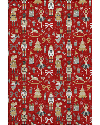 Merry & Bright MY29 Red Rug