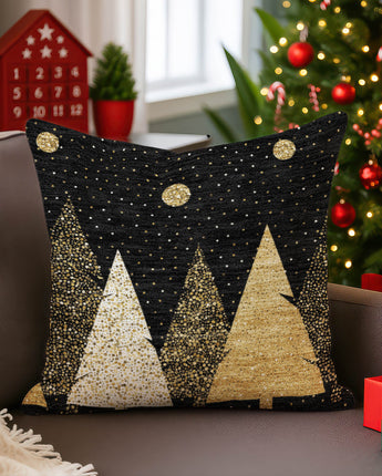 Merry & Bright MY11 Black Pillow