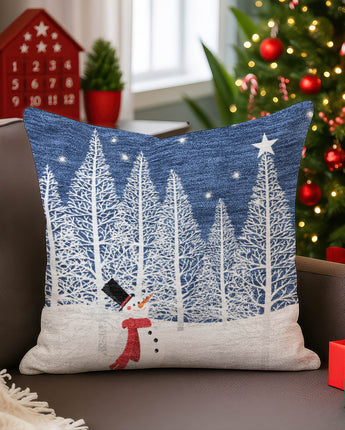 Merry & Bright MY12 Navy Pillow