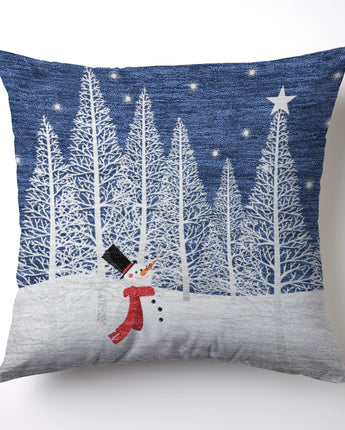 Merry & Bright MY12 Navy Pillow