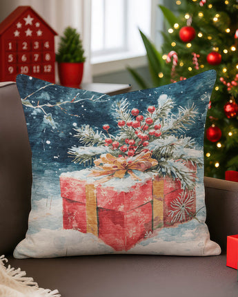 Merry & Bright MY13 Blue Pillow