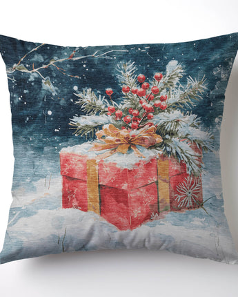 Merry & Bright MY13 Blue Pillow