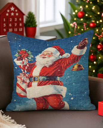 Merry & Bright MY15 Blue Pillow