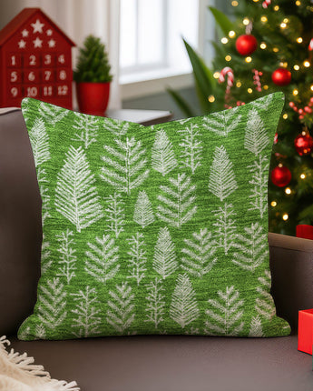 Merry & Bright MY21 Green Pillow