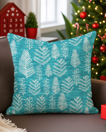 Merry & Bright MY21 Teal Pillow