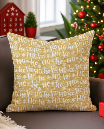 Merry & Bright MY22 Gold Pillow