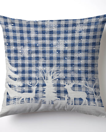 Merry & Bright MY26 Blue Pillow
