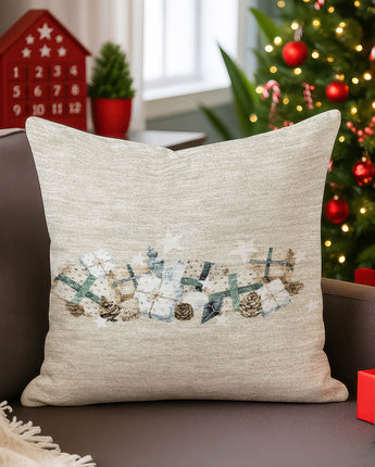 Merry & Bright MY27 Beige Pillow