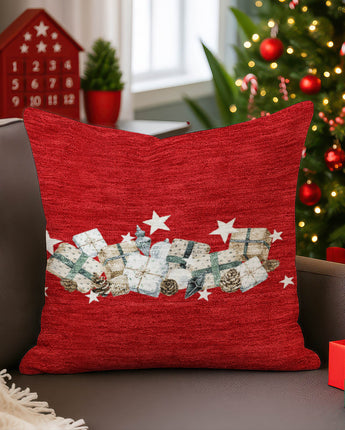 Merry & Bright MY27 Red Pillow