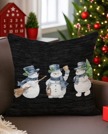 Merry & Bright MY28 Black Pillow