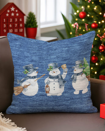 Merry & Bright MY28 Navy Pillow
