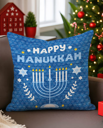 Merry & Bright MY30 Blue Pillow