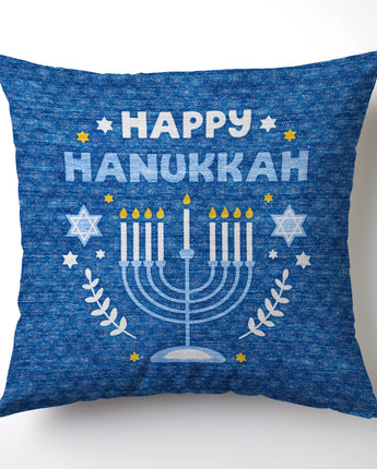 Merry & Bright MY30 Blue Pillow