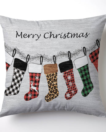 Merry & Bright MY5 Silver Pillow