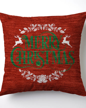 Merry & Bright MY6 Red Pillow