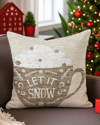 Merry & Bright MY7 Beige Pillow