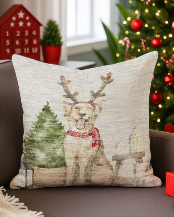 Merry & Bright MY8 Beige Pillow