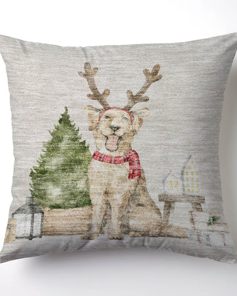 Merry & Bright MY8 Beige Pillow