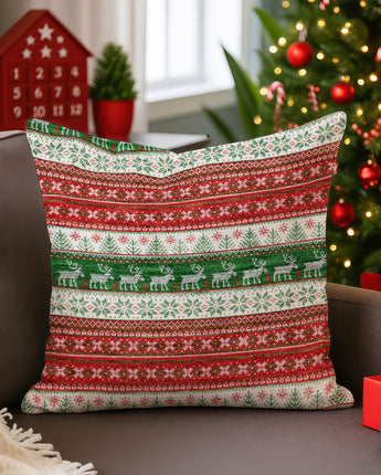 Merry & Bright MY9 Red Pillow