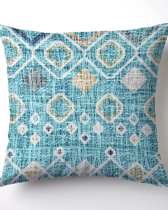 Portico PO4 Teal Pillow