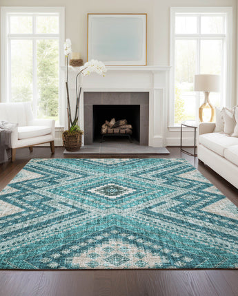 Portico PO5 Teal Rug