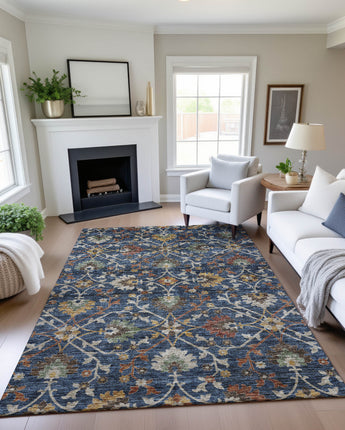 Silk Road SR4 Navy Rug