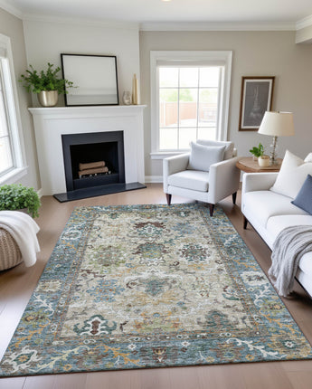 Silk Road SR5 Aqua Rug