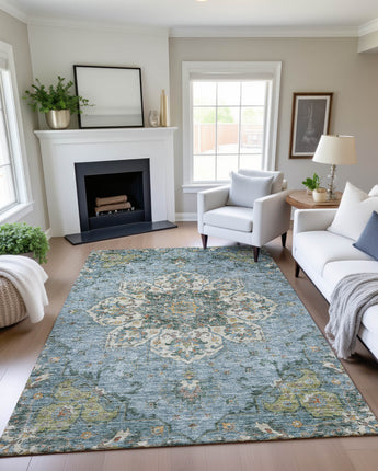 Silk Road SR6 Aqua Rug