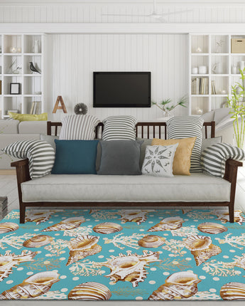 Seabreeze SZ6 Teal Rug
