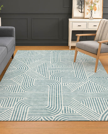 The Reserve TR14 Teal Rug