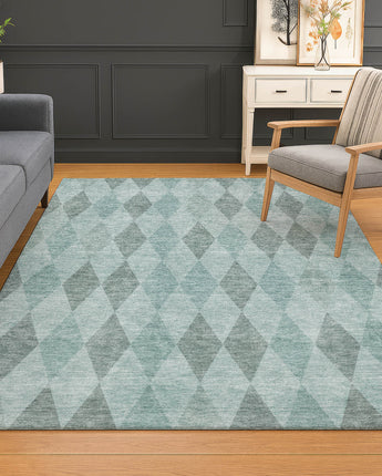 The Reserve TR2 Teal Rug