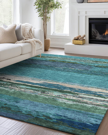 Trevi TV8 Teal Rug