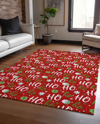 Wonderland WN18 Red Rug