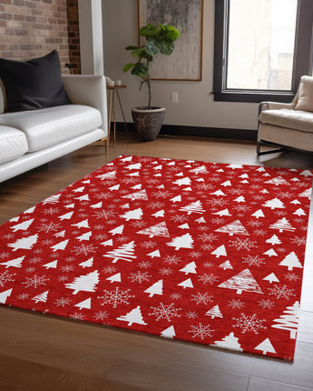 Wonderland WN23 Red Rug