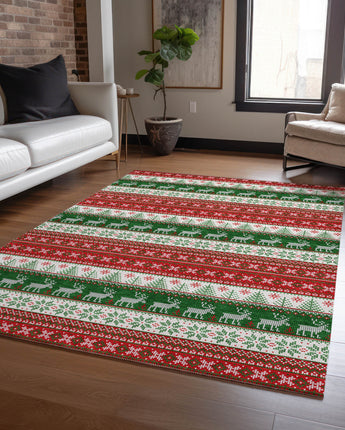 Wonderland WN26 Red Rug