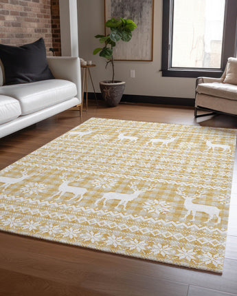 Wonderland WN28 Gold Rug