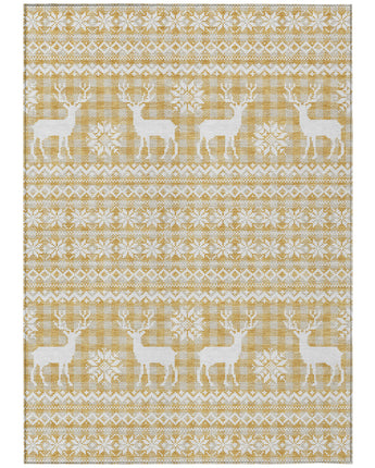 Wonderland WN28 Gold Rug