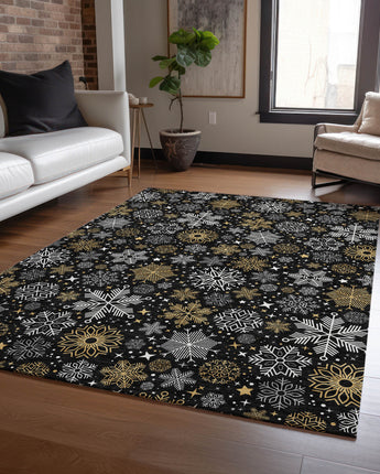 Wonderland WN31 Black Rug