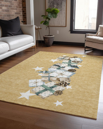 Wonderland WN33 Gold Rug