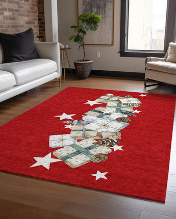 Wonderland WN33 Red Rug