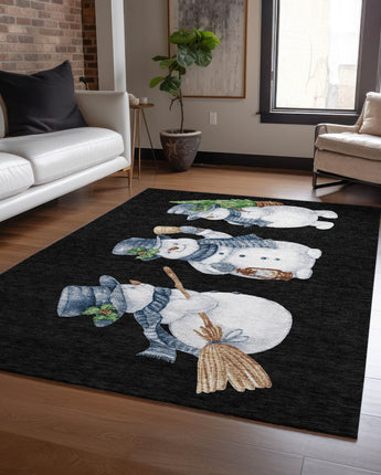 Wonderland WN34 Black Rug