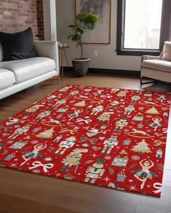 Wonderland WN35 Red Rug