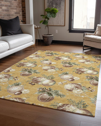 Wonderland WN36 Gold Rug
